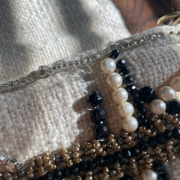 Zara Women’s Ivory beaded Crossbody Bag -Good condition - Picture 10 of 10